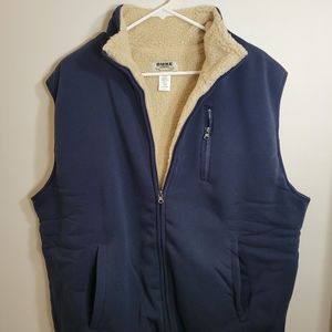 Haband Sherpa Lined Vest Navy